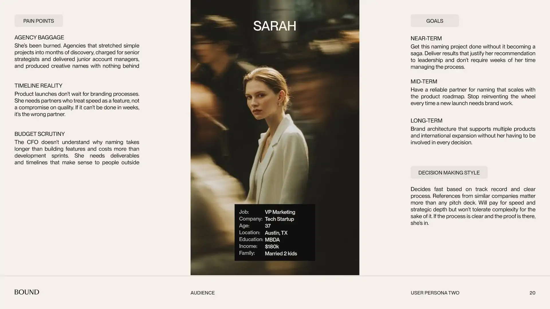 Brand strategy document: competitive positioning