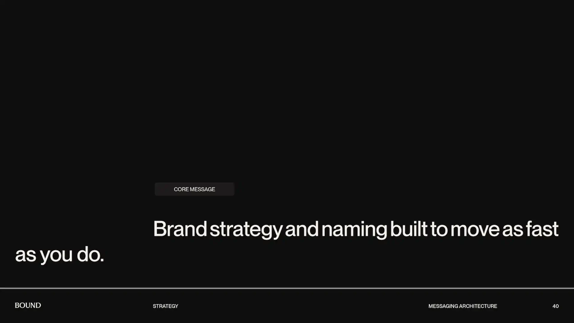 Brand strategy document: brand values